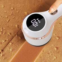 Rechargeable Fabric Shaver With LED Display - 800mAh Lithium Battery Powered Electric Fleece Remover For Clothing, Bedding, Pet Supplies - Portable Hairball Trimmer Without Damaging Fabrics - Home And Furniture Fleece Removal Tool Set - 輸入 - 查看 6