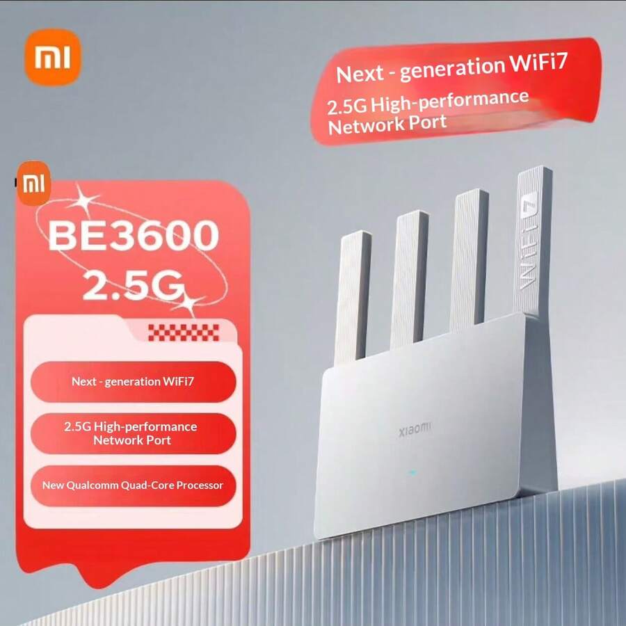 Xiaomi Xiao Mi Router BE3600 White Wireless Router, Suitable For Home Use