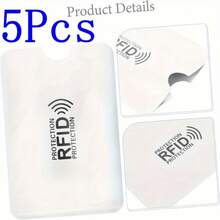 5/10pcs RFID Blocking Card Sleeves - Anti-Theft, NFC Blocking ID And Credit Card Protector