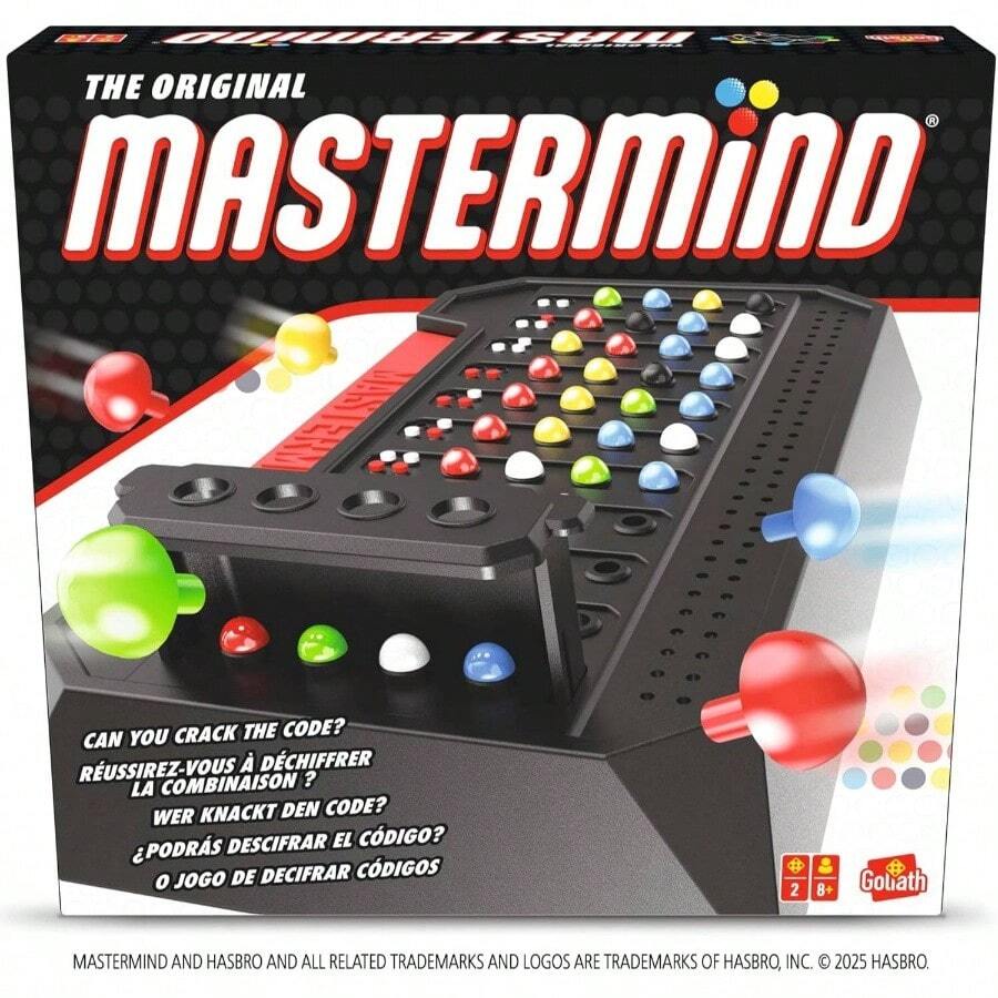 - Mastermind Classic, Juegos para 2 Personas, Juegos de Mesa a Partir de 8 aos, Juego de Mesa clsico para la coleccin de Juegos, Juego estratgico para nios y Adultos - Negro - Ver 1
