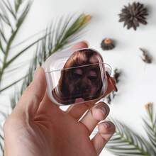 1个吐舌猴子[带棕色环]可爱个性化趣味创意万圣节动物大猩猩猿猴简约素雅，半透明彩色3D框架造型，带环夹，兼容 1/2/3/4/Pro/Pro2/Pro3/耳机盒 - 彩色 - 查看 5