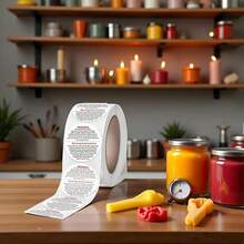 500Pcs White Candle Warning Labels Candle Jar Container Stickers Candle Ty Stickers Decal Candle Stickers For Candle MaFKing DIY Candle Jars And Tins Crafting Arts Candle MaFKing(1 Inch),1 - 1 - Xem 7