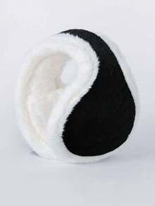 1pc Winter Muff Ear Warmer, Cute Foldable Ear Muffs, Faux Fur Warm Ear Covers, Anti-Freeze Ear Warmers, Men's Warm Ear Muffs, Winter Ear Muffs, Soft & Fluffy, Cold-Proof Ear Pads, Foldable Ear Bags, Plush One-Piece Ear Muffs, Worn Behind The Ears - Multicolor - View 7
