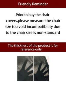 1/4/6pcs Solid Color Milk Silk Chair Covers, High Elastic Dust-Proof And Waterproof, Suitable For All Seasons, Living Room, Hotel, Restaurant, Kitchen, Home Decor - Black - View 8
