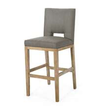MERAX 31 Inch Counter Stools, Set Of 2, Fabric, Grey - Grey - View 6