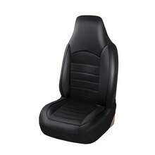 Classic Universal PU Leather Car Front Seat Covers High Back Bucket Seat Cover - Fit Most Cars, Trucks, SUVS, 2-Seater/1-Seater Trim Auto Seat Covers Set For All Seasons Car Seat Covers Full Set Seat Covers Car Asientos