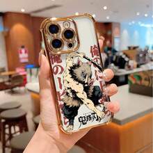 New Demon S-Slayer Anime Compatible With Xiaomi Mi 15T Redmi Note 14 13 12 11 10 9S 9 Pro Plus Plating Anti-Fall Cool Soft Phone Case, Cover Compatible With  17 Pro Case,  17 Pro Max Case,  17 Case,  16 Pro Case - DDbk01 - 查看 10