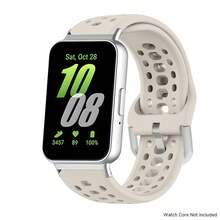 1条全新硅胶表带智能手表手环透气配件替换表带，兼容三星Galaxy Fit3 - for Galaxy Fit3 - 查看 16