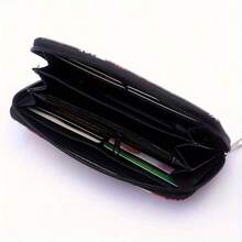 1pc Classic Retro Skull Long Wallet, European Ladies Clutch Bag Zipper Coin Purse, Christmas Gift. - Nhiều màu - Xem 2