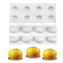Mostsom 3D Silicone Molds Ball Shape Sphere,BaFKing Mold For Mousse Cake, Fondant Mold Silicone Mold For BaFKing Cakes, French Dessert Mold For Pastry Chocolate,Soap And Ice Cream (Round Ball I),RoundBallI - 圓球 - 查看 3