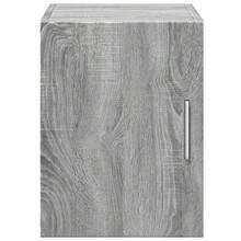 Armário de parede vidaXL, cinza Sonoma, 30x42,5x40 cm, material à base de madeira - Cinza - Ver 9