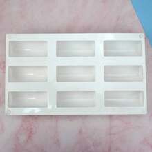 Mostsom 3.28'' Length Cylinder Strips Biscuit Chocolate Sticks Cookies BaFKing Jelly Silicone Mold Ice Tube MaFKing Trays, Perfect Ice Cube Sticks Molds (Cylinder H),CylinderH - 汽缸H - 查看 10