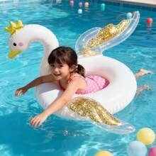 Inflatable Swimming Ring For Kids, Durable Thick PVC Swim Float Chair, Suitable For Pond, Lake, Beach Water Activities - Multicolor - View 9