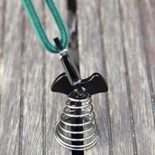 1pc Camping Spring Clip Hook, Outdoor Table & Chair Gap Hanging Hook, Universal Suspension Clip