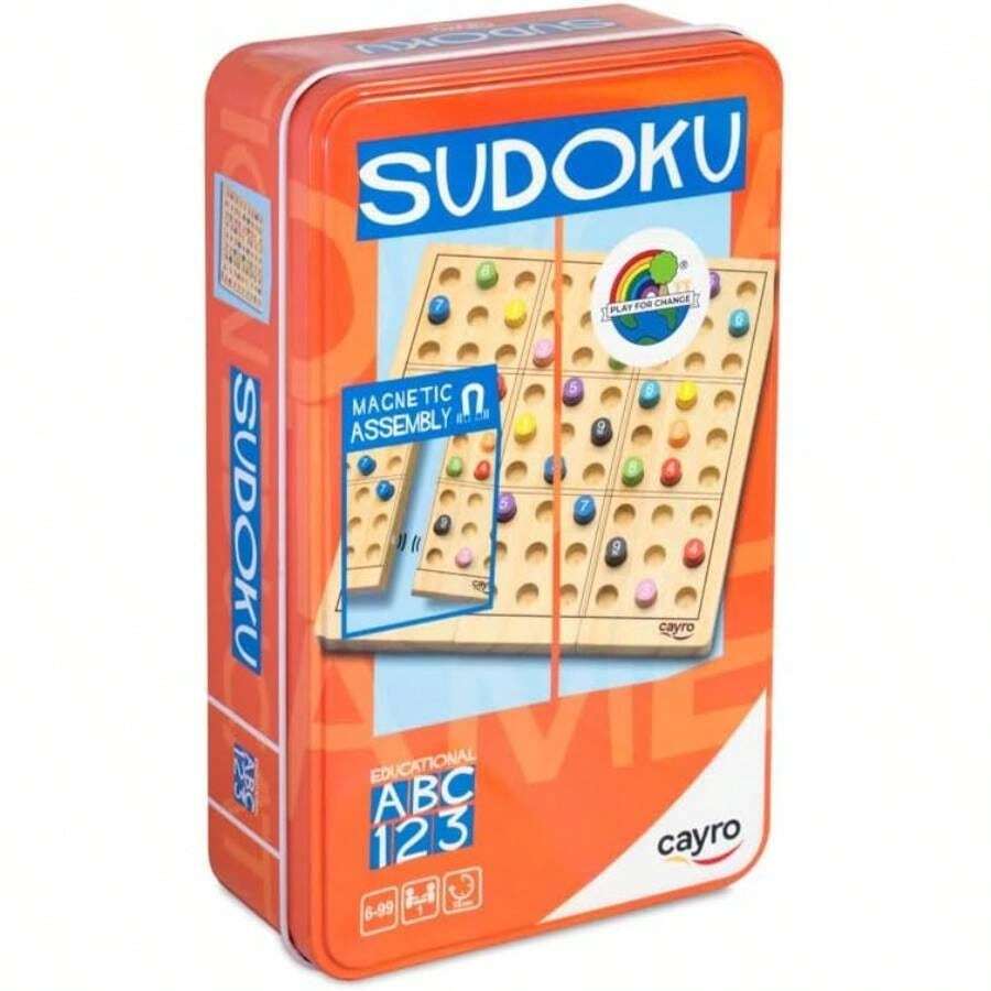 Sudoku Juego Clsico Sudoku de Viaje Caja Metlica Juego de Destreza Edad Recomendada 6+ - inicial - Ver 1