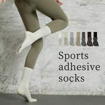 Non-Slip Five Toe Socks, Pilates Specific Sports Compression Toe Yoga Socks