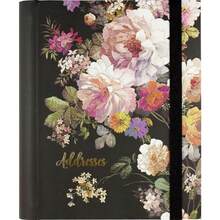 New Midnight Floral Large Address Book - As Pic - View 2