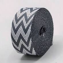 [Customer Favorite] 3 Yard 1.5 Inch/3..80cm Wave Pattern Jacquard Nylon Webbing Strap For Purse Bag DIY Crafting, DIY Wallet Making - Multicolor - View 15