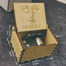 1个木制音乐盒，适合作为礼物送给朋友，也适合生日、周年纪念日、毕业典礼等场合，还可用于家居客厅、办公室装饰。 - 彩色 - 查看 12