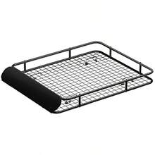 Car Roof Rack 123 X 96 X 13.5cm Universal Roofs Racks Pod Box Storage Basket Container Cars Accessories Transporting Storages Clamp 80kg Carrying Space Steel Black - Black - View 1