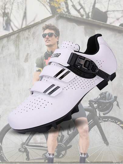Professional Mountain Bike Unisex Riding Shoes, Mountain Bike Riding Boots, Sports And Outdoor Shoes, Racing Sports Shoes, Mountain Bike Shoes, Wear-Resistant Soles, Lightweight And Comfortable, Fashionable Walking Outdoor Bike Shoes