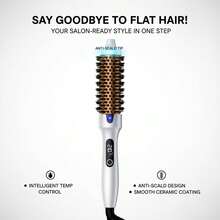 3-In-1 Hairstyling Blowout Brush, Curls And Straight Hair - Xem 2