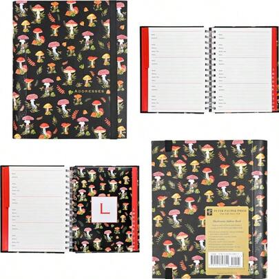 New Mushrooms Large Address Book