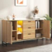 Storage Cabinets - Natural Oak - View 2
