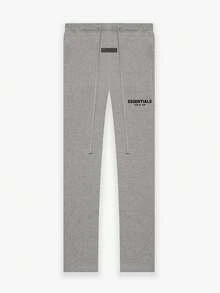 Essentials Fear Of God Cotton Sweatpants Fall Clothing Winter Clothes Cotton Autumn Winter Long Pants Cotton Sweatpants Fall Clothing Winter Clothes Black Camel  Unisex Casual Sweatpants Lightweight Soft Breathable Skin-Friendly Elastic Waist Loose Fit Easy Clean Solid Color Versatile Home Daily Travel Gym After-Work Cotton Sweatpants Fall Clothing Winter Clothes - Màu xám đen - Xem 12