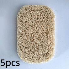 5/10pcs Anti-Slip Soap Dish, Self-Draining Design, Rectangular Bathroom Kitchen Soap Holder, Durable Non-Slip Surface, Suitable For Shower, Sink Countertop Organization, Bathroom Soap Tray - Beige - View 9