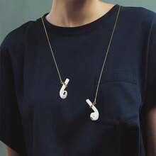 Correa de Cable para Auriculares con Cadena  antipérdida  Correa de Soporte Alrededor del Cuello Cordón Ajustable Cordón Y Collar Cadena C - como en la foto - Ver 5