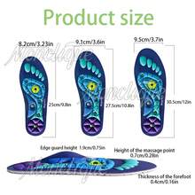 1 Pair Acupressure Massage Insoles, Foot Magnetic Therapy Massage Pad, Comfortable Acupuncture Insoles For Healthy Walking And Fitness, Foot Massage Insoles, Foot Yoga Acupressure Insoles, Training Accessories, Suitable For Sports, Fitness, Walking And Strolling