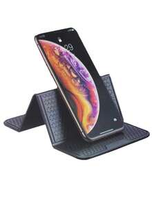 Multi-Functional Foldable Bracket, Car Dashboard Adhesive Mount Phone Holder, Non-Slip Mat