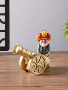 1pc Resin Creative Middle Eastern Cannon Figurine Decor, For Home Decoration, Living Room, Bedroom, Study, Office, Eid Festival Gift, Best Holiday Gift