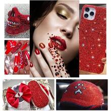 SLAW Resin Flatback Rhinestones W B7000 Jewelry Glue For Bedazzling Crafting 2mm-6mm Gems Stones Diamonds For Nails Eyes Face Makeup Tumblers Mugs Bottles DIY Crafts Red Crystal - Đỏ - Xem 6