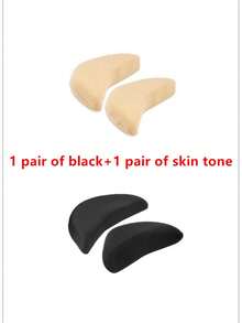 2片装女士海绵前脚掌鞋垫，缓解疼痛，缩小鞋码，提升贴合度，舒适保护高跟鞋。鞋履配件，鞋内填充物和保护垫，返校用品，圣诞节假日好礼。保暖，闺蜜节，小狗，嘉年华