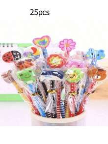 Cute Cartoon Design With Eraser Pencil, Creative School Supplies Writing Pencil, Stationery Set, Back To School - Multicolor - View 16