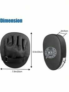 1 Set Youth Boxing Gloves & Kicking Pads, Boxing Gloves, Focus Mitts, Taekwondo Kicking Pads | Boxing, Muay Thai, Accuracy & Protection | Ergonomic Design, Soft Padding, Safety Fit Leather