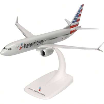 avin Snap - Fit 737 8 American Airlines, Miniatura de plstico a Escala 1: 200 con Base, modelismo, Edicin para coleccionistas