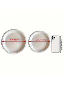 صحون ورقية للحفلات قابلة للتخلص منها بقطر 7 بوصة و 9 بوصة، 100% قابلة للتحلل، صحون بيضاء نقية لمرة واحدة، مصنوعة من ألياف الزنبق، عضوية، آمنة للفريزر والميكروويف، مقاومة للماء، مناسبة للنزهات الخارجية وعشاء العائلة والحفلات وعيد الحب والمناسبات الأخرى