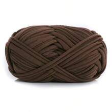 1 Peça Tiras de Tecido Trançado, Suprimentos de Artesanato DIY para Bolsas, Brinquedos, Sapatos, Tapetes, Cestas de Armazenamento - Café - Visão 6