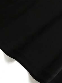 Plus Size Men's Black T-Shirt With Vintage "ROUTE US 66" Graphic, Retro Fashion Plus Size Short Sleeve 100% Polyester Tee