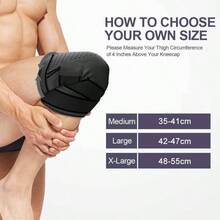 Rodilleras Deportivas, 2 Piezas Rodilleras de Soporte Transpirables Rodilleras de Compresin Antideslizante Elastica Ajustable con Tensin de la Banda Rodilla Protector para Correr, Gym, Basquetbol, Voleibol, Bicicleta Montaa y Actividades Deportivas - inicial - Ver 7