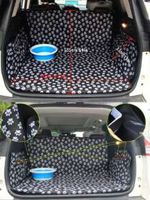 1pc Car Pet Seat Cover, SUV Trunk Dog Mat, Waterproof Anti-Dirty Durable Automotive Cargo Liner