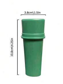 1pc Creative Flip-Top Cigarette Case With Integrated Lighter Storage, Portable Double-Slot Cigarette Box - màu đen - Xem 5