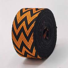 [Customer Favorite] 3 Yard 1.5 Inch/3..80cm Wave Pattern Jacquard Nylon Webbing Strap For Purse Bag DIY Crafting, DIY Wallet Making - Multicolor - View 28