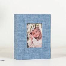 1pc 4x6 Photo Album, 100 Capacity, Linen Fabric Cover, Slip-In Pocket Style, Suitable For Wedding, Family, Vacation, Anniversary, Birthday Gifts, Anniversary Celebration, Perfect Gift - Multicolor - View 25
