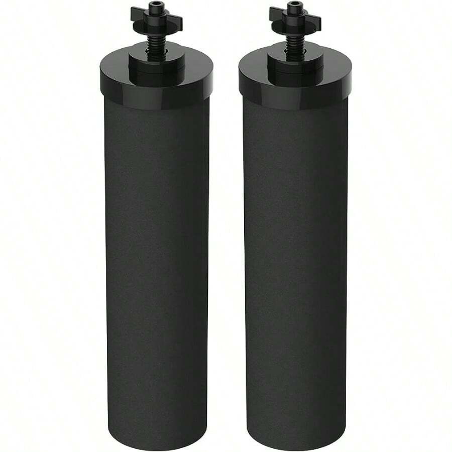 NSF/ANSI 42&372 Certified Water Filter, Replacement For Berkey® BB9-2® Black Purification Elements And Berkey® Gravity Filter System, Pack Of 2 - 計數為 2 - 查看 1