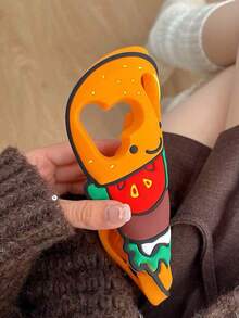 1 chiếc ốp lưng điện thoại silicon 3D hình bánh hamburger dễ thương và thời trang, chống nước và chống sốc, dành cho cả nam và nữ, tương thích với các dòng máy Apple 17 Series, 11/12/12 Pro, 13/14/15, 13 Pro/14 Pro/15 Pro, 12 Pro Max/13 Pro Max/14 Pro Max/15 Pro Max, 16, 16 Pro, 16 Pro Max, 17, 17 Pro, 17 Pro Max - Nhiều màu - Xem 2