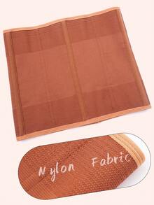 1件棕色束腰塑身腰带，女士健身腰部训练器